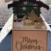 Manger Christmas Card Daddy