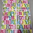 Birthday card flat view